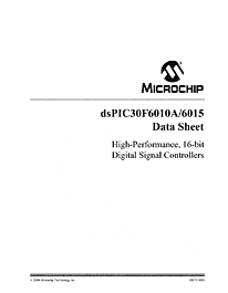 DataSheet dsPIC30F6010A pdf